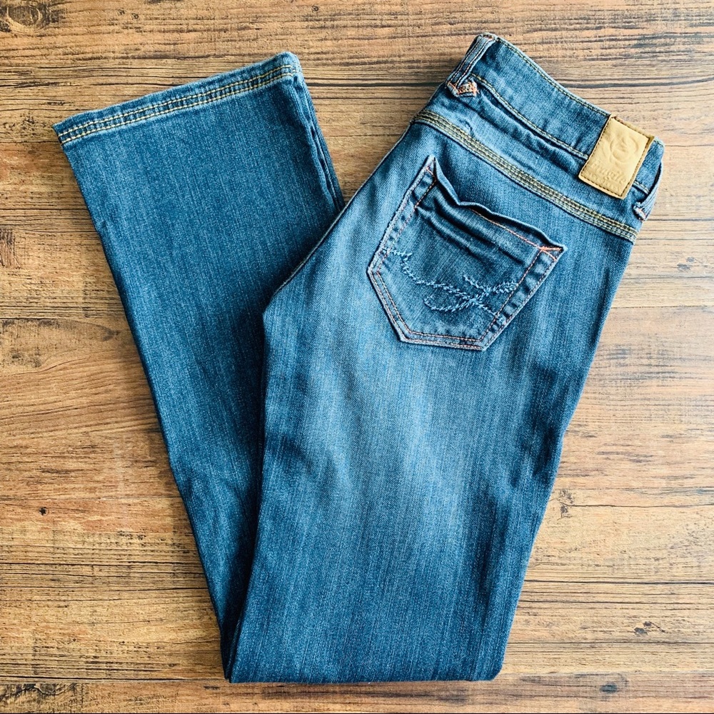Fragile blue jeans | Ladies bootcut  jeans
